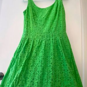 Green eyelet Lilly Pulitzer dress